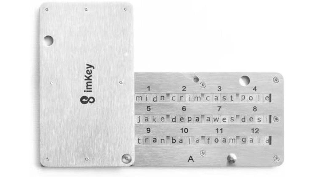 secure seed phrase storage