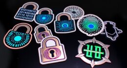secure stylish encryption stickers