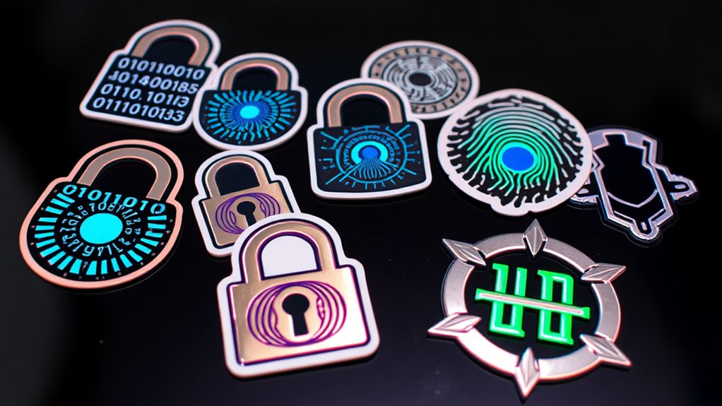 secure stylish encryption stickers