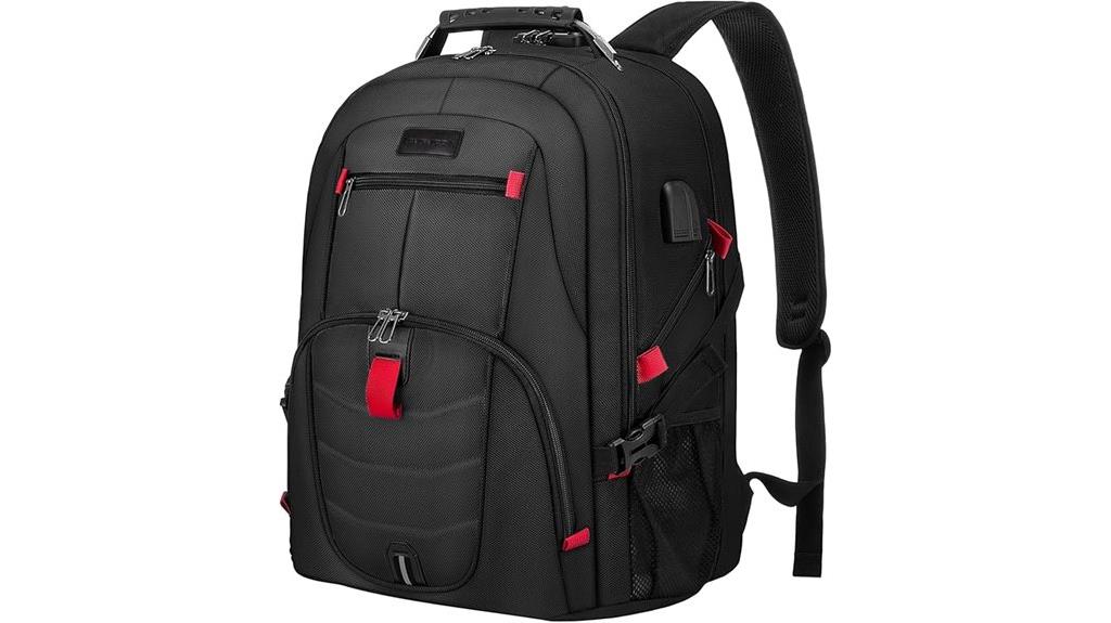 secure usb travel backpack