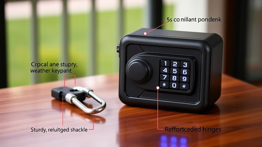 security size durability portability