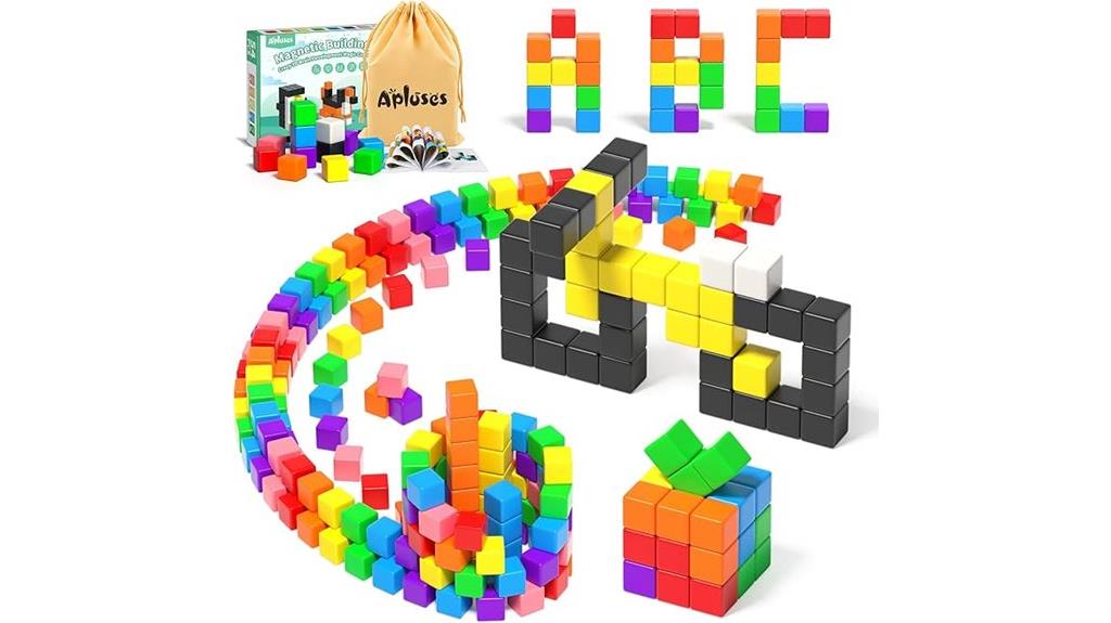 set of 54 magnetic blocks