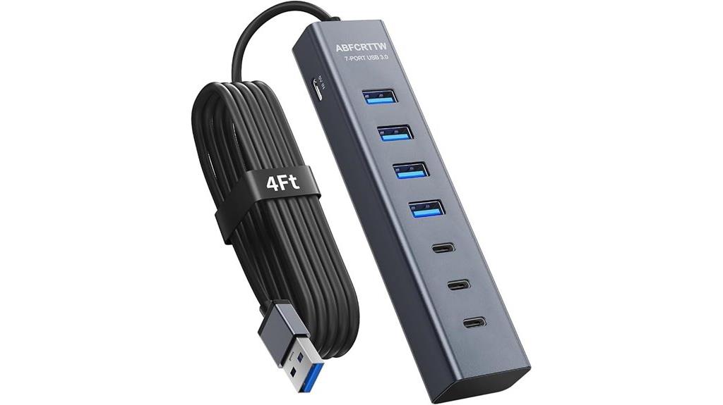 seven port usb hub