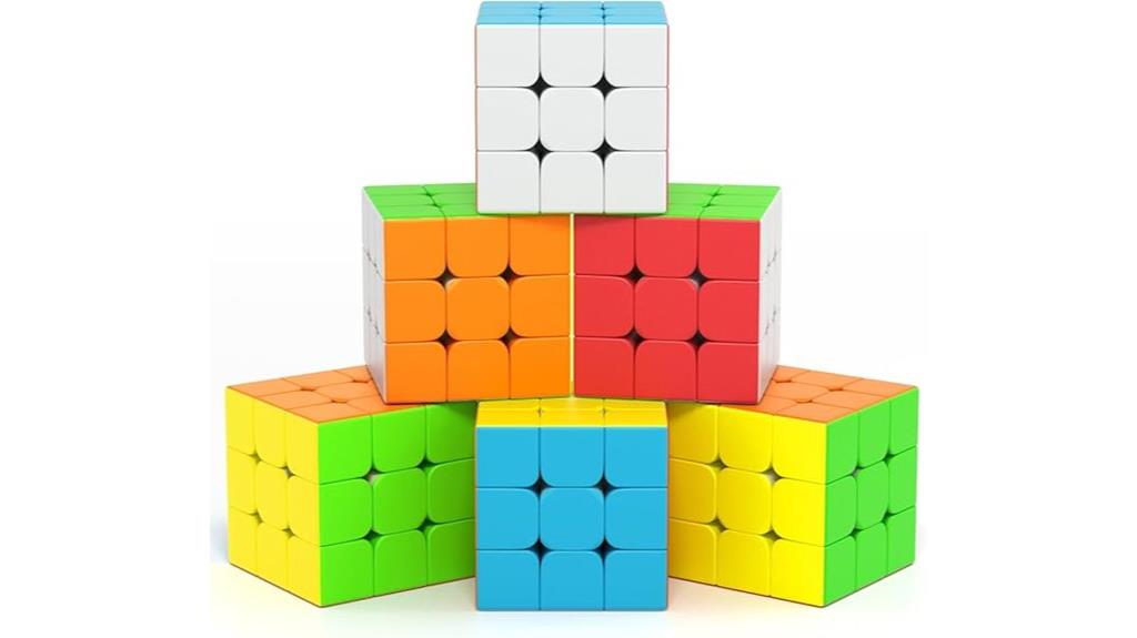 six 3x3 cubes pack