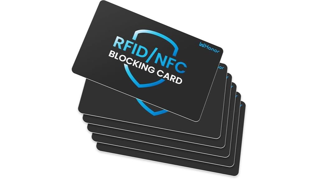 six nfc blocking cards