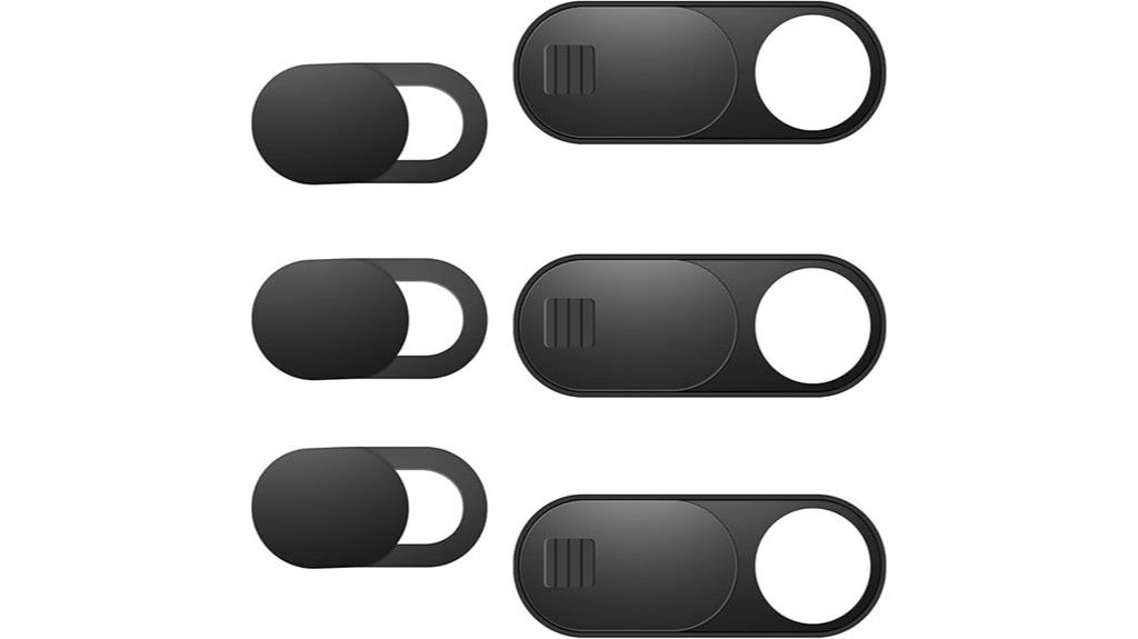 six pack camera cover slides