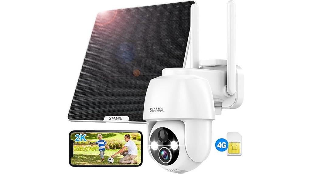 solar lte security camera