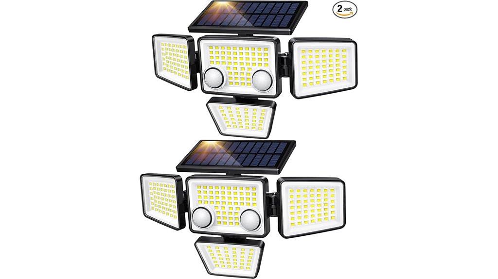 solar security motion lights