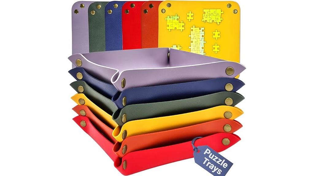 stackable puzzle sorting trays