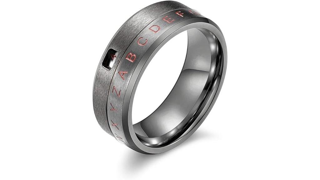 stainless steel spinner ring