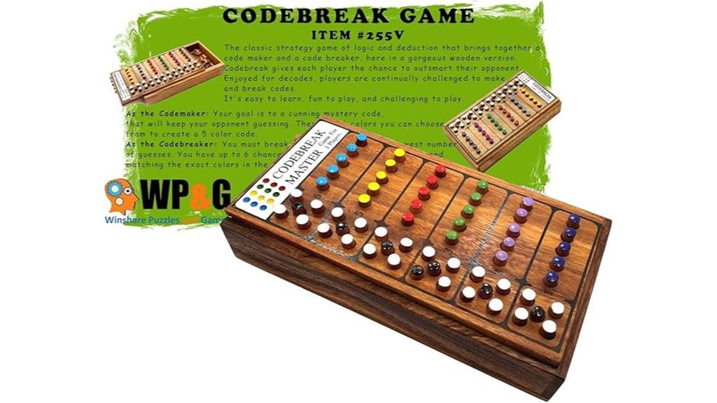strategic wooden puzzle game