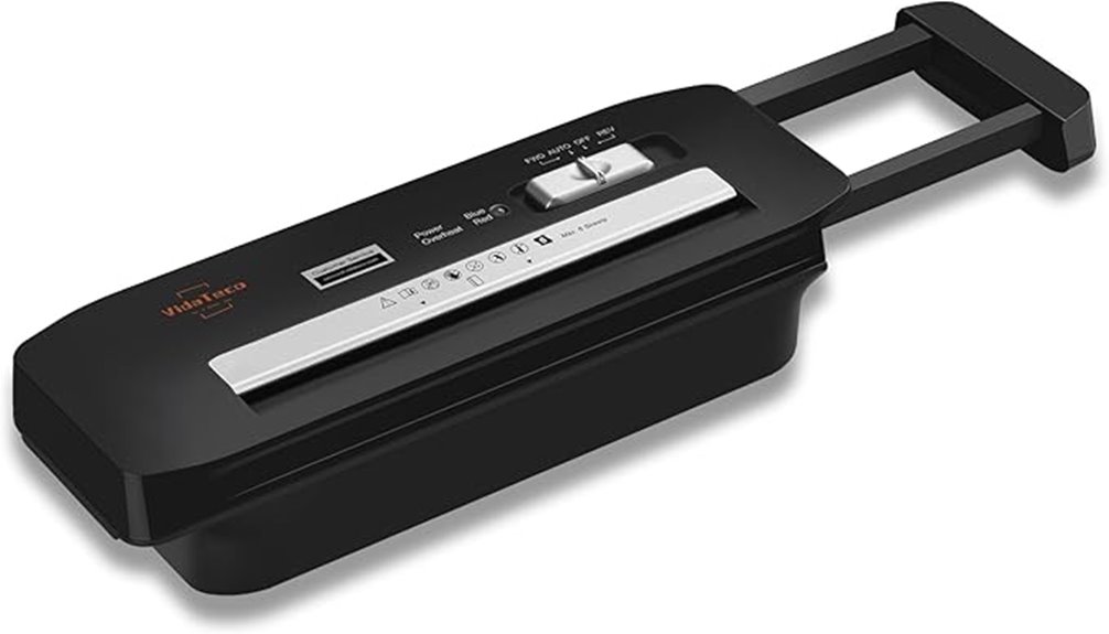 strip cut paper shredder
