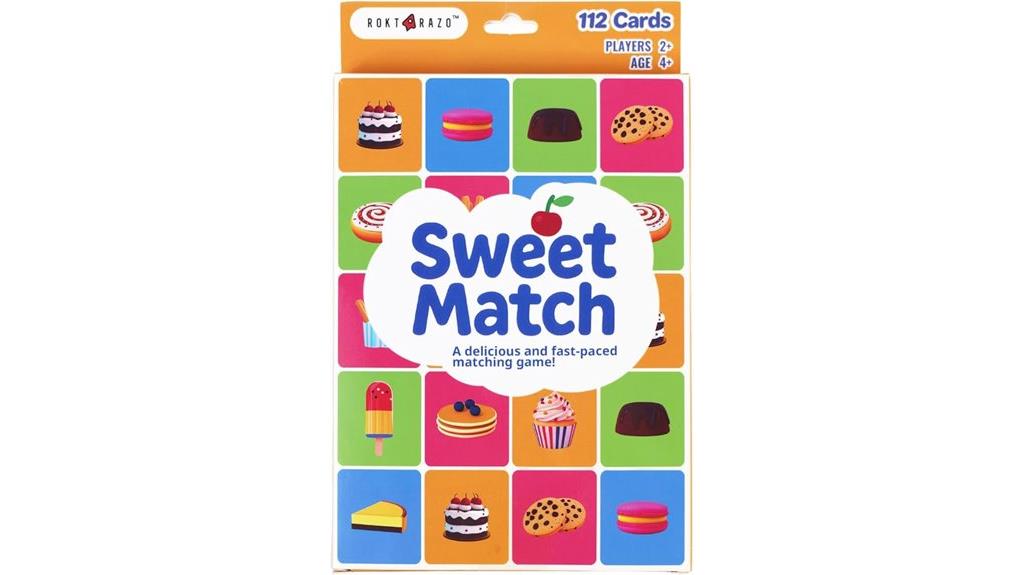 sweet memory card game