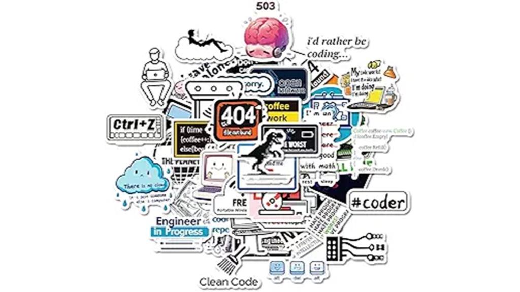 tech humor sticker pack