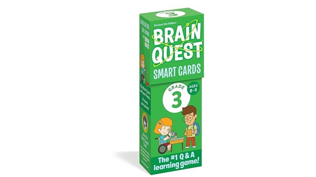 third grade educational cards