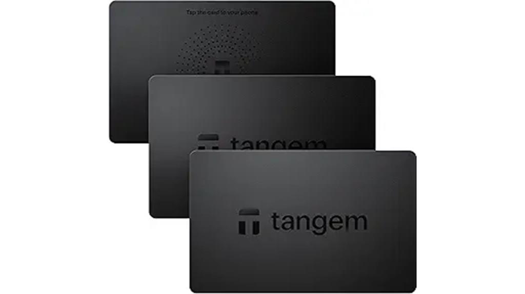 three cold storage wallets
