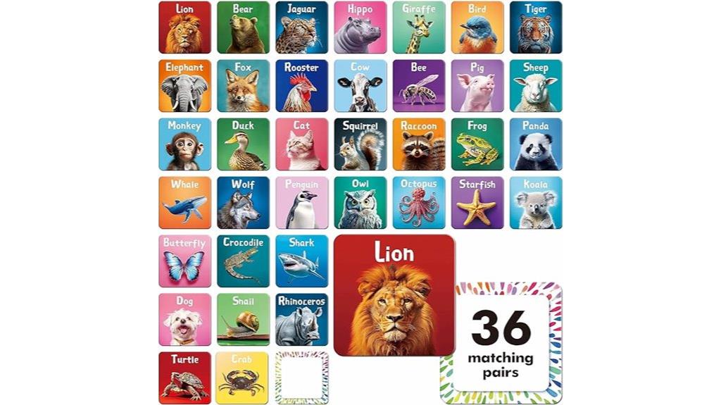 toddler animal matching game