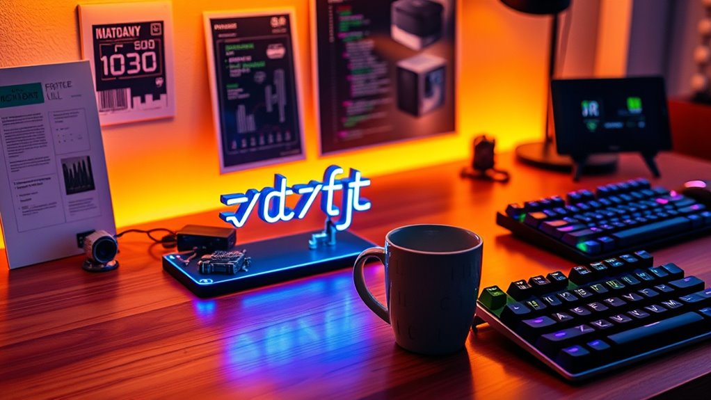 top coding desk decor ideas