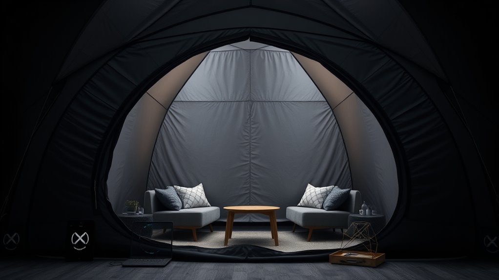 top rf blocking tents
