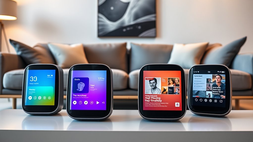 top screened smart speakers