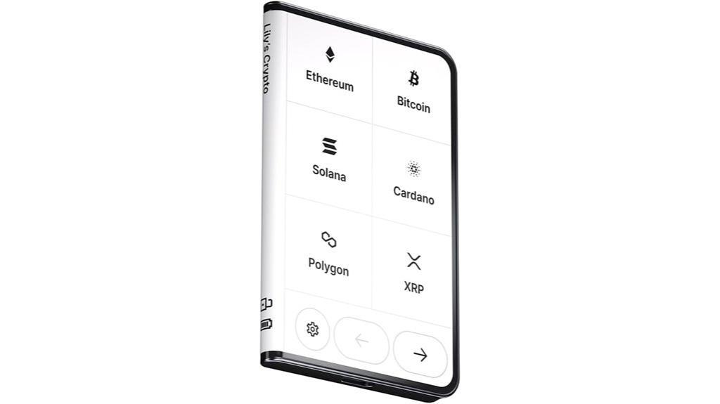 touchscreen curved e ink signer