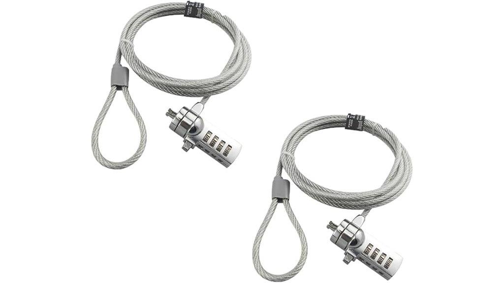 two laptop locks set