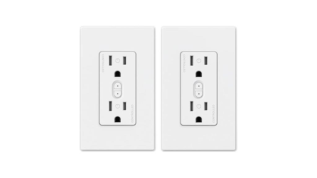 two pack smart outlets