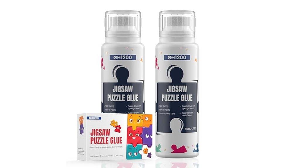 two packs puzzle glue