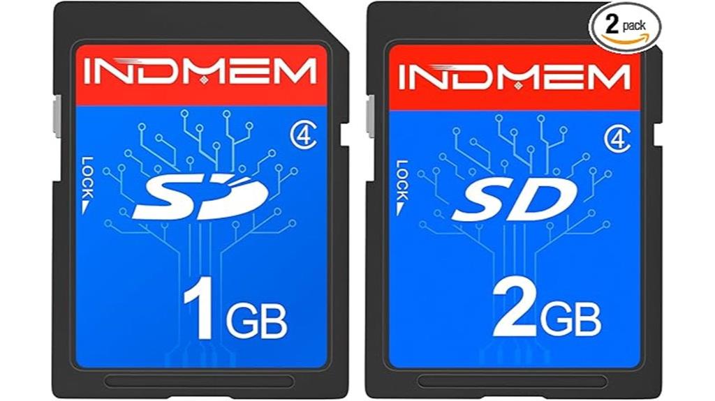 two sd cards 3gb total