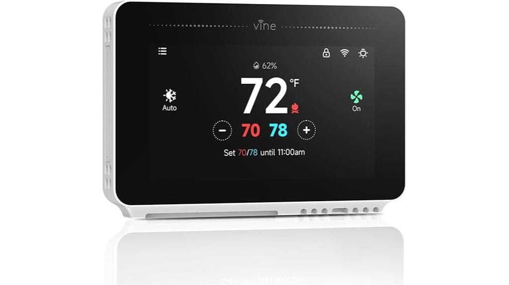 vine wifi touch thermostat