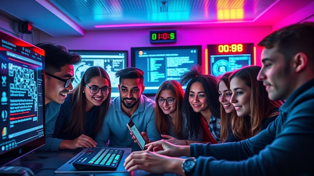 virtual teamwork over digital puzzles