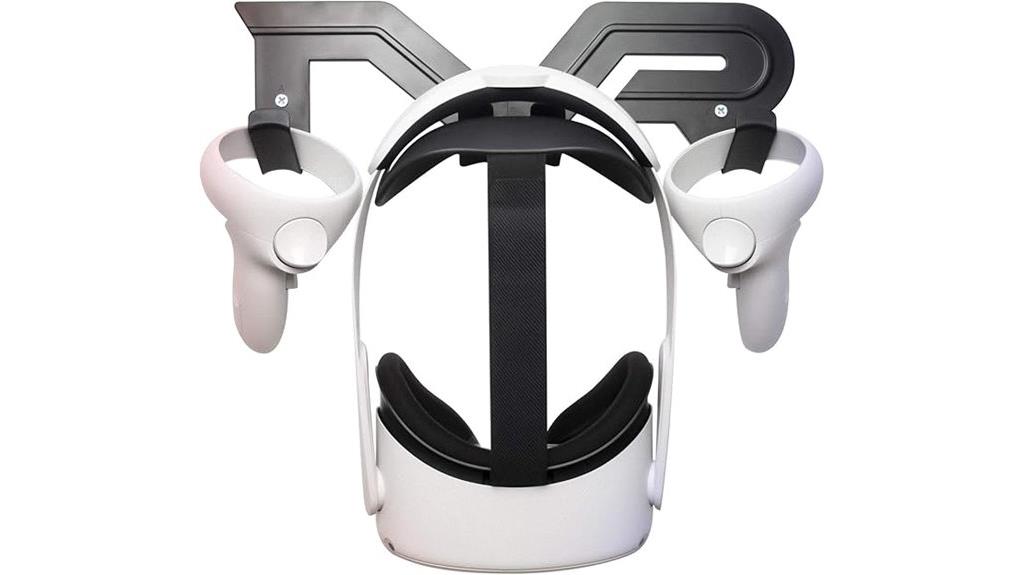 vr headset wall mount