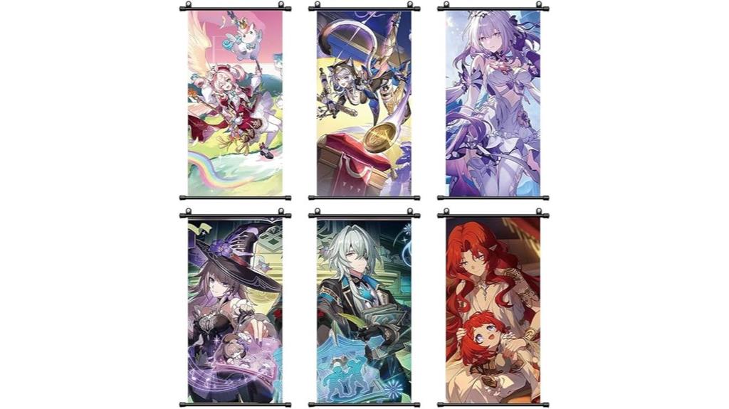 wall scroll art display