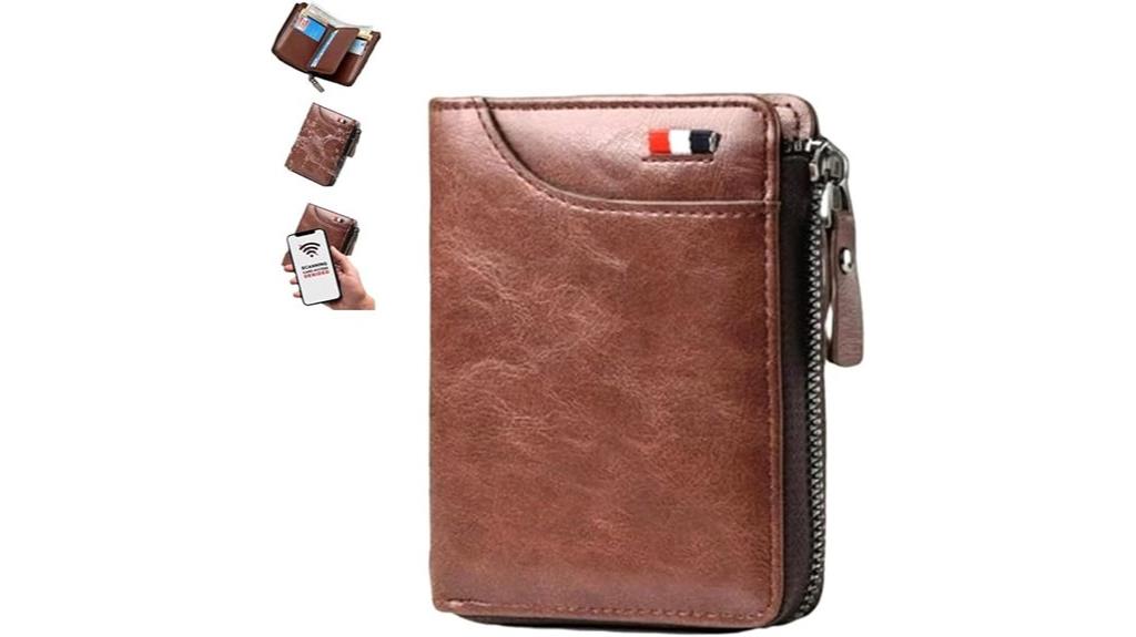 waterproof rfid leather wallet