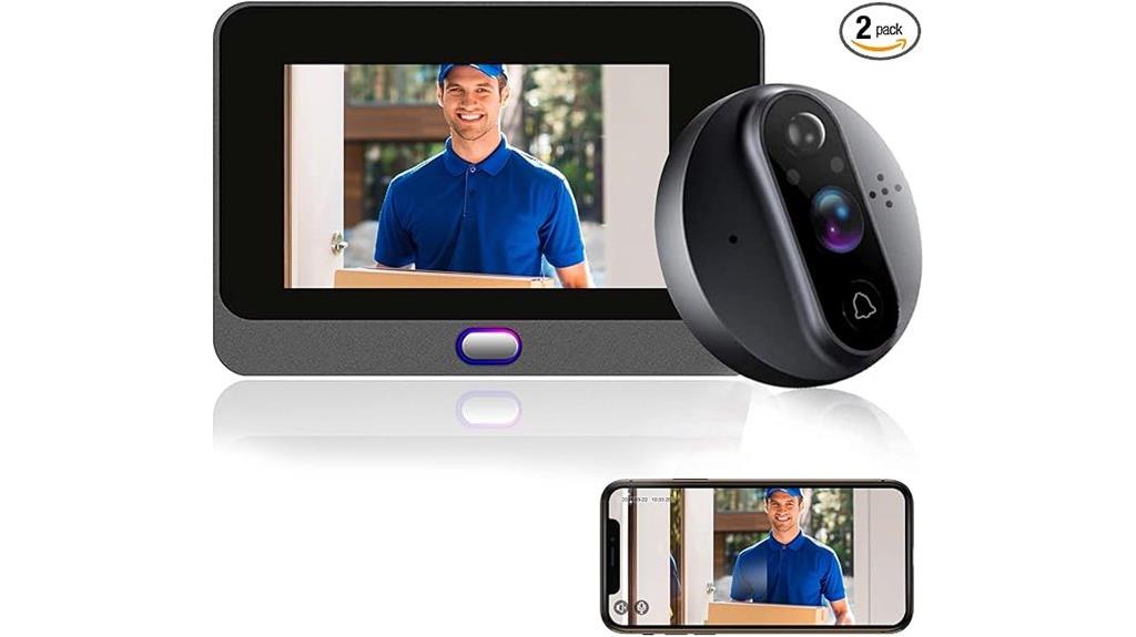 wifi night vision doorbell