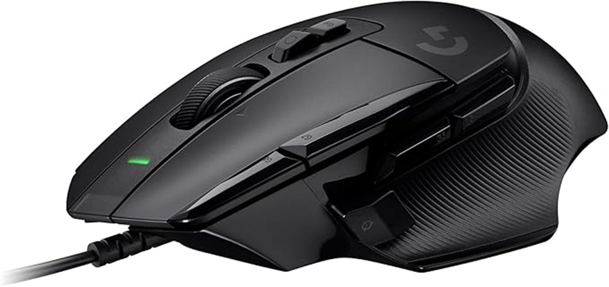 wired logitech g502 mouse