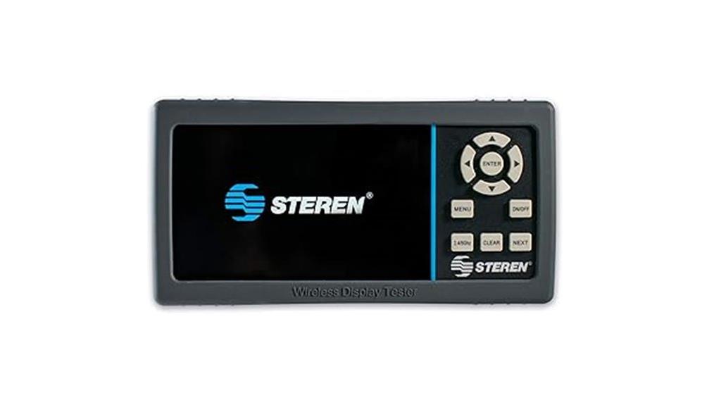 wireless display testing device