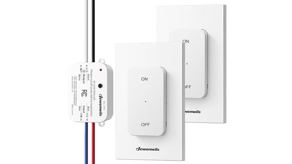 wireless light switch system