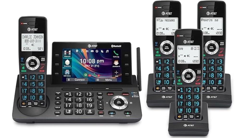 wireless phone with answering