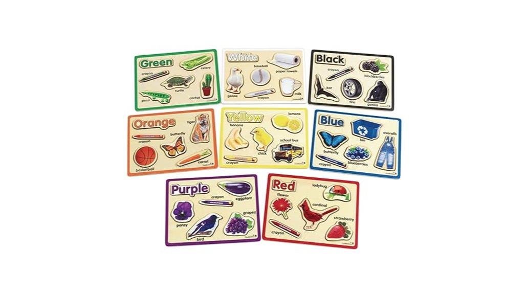wooden color recognition puzzles
