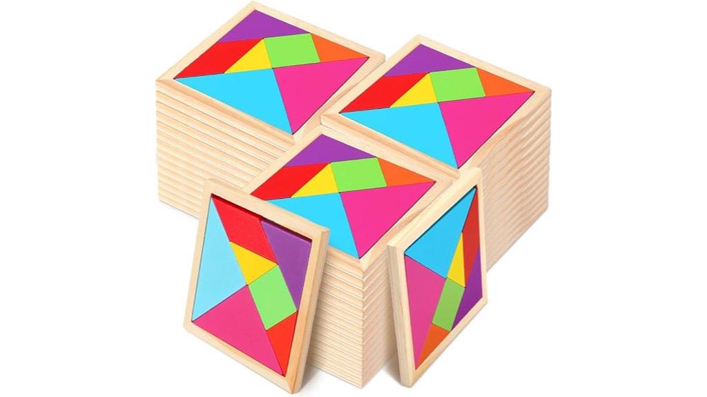 wooden tangram puzzles for kids
