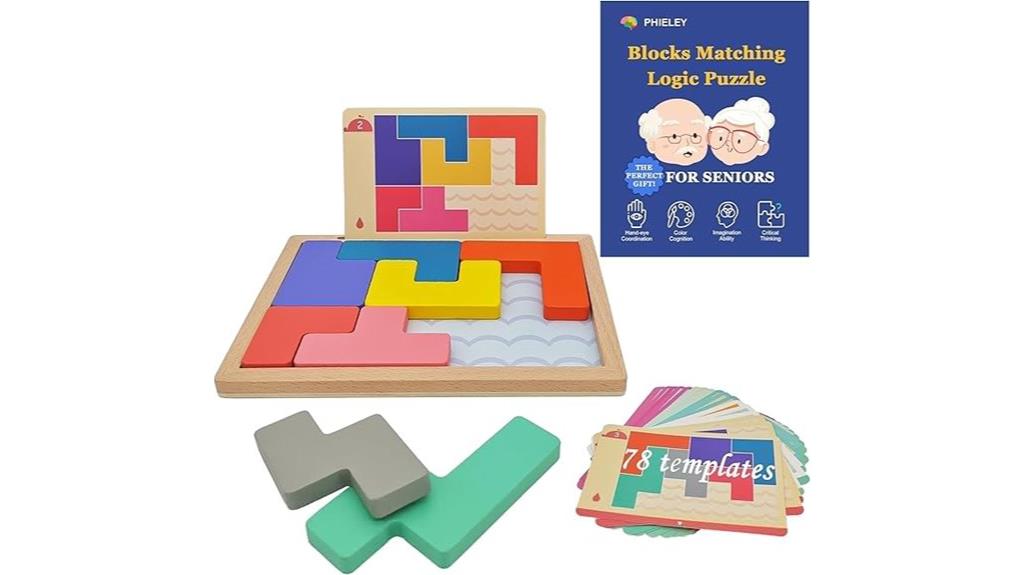 wooden tiles for dementia