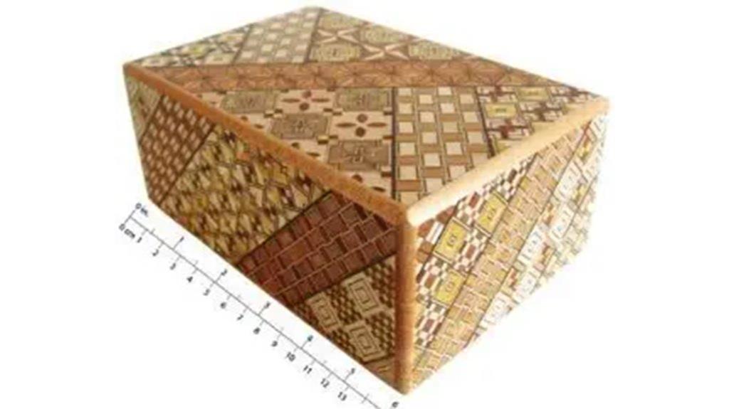 yosegi puzzle box sun