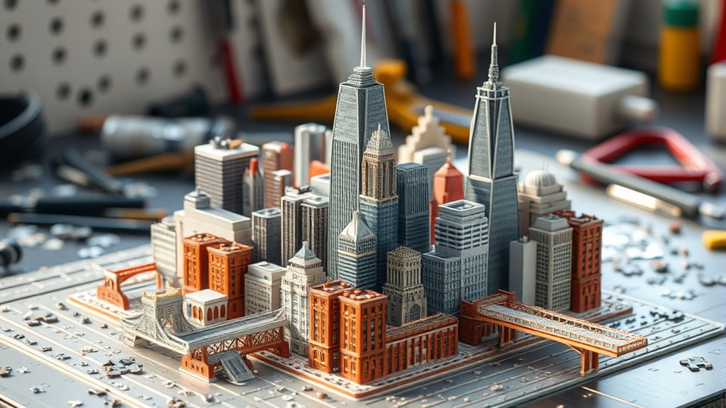 build realistic miniature city