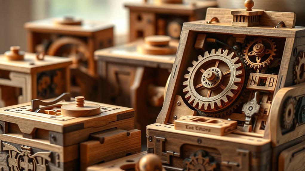 crafting artistic puzzle mechanisms