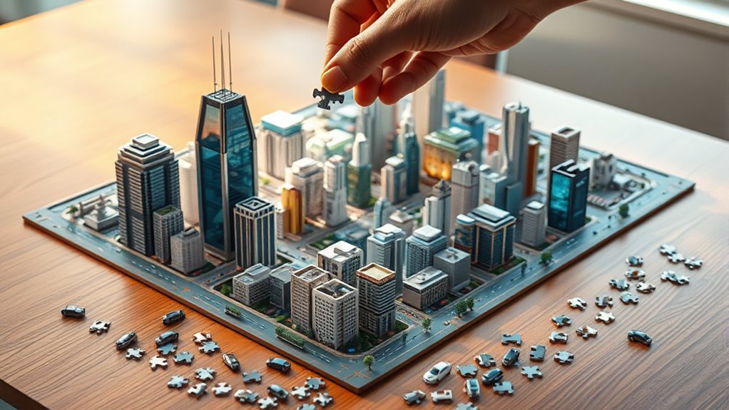 creating custom 3d city puzzles
