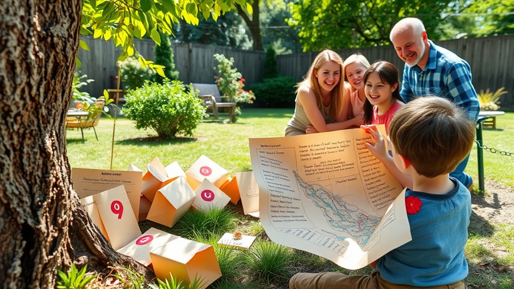 design a family puzzle hunt