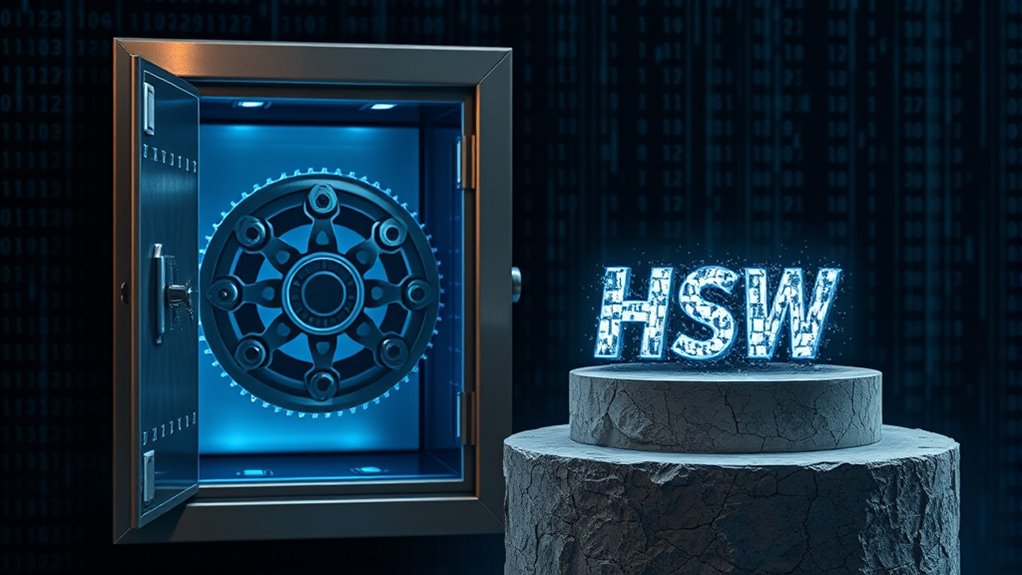 encryption secures hashing verifies