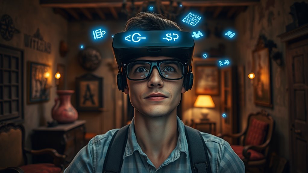 immersive virtual puzzle integration