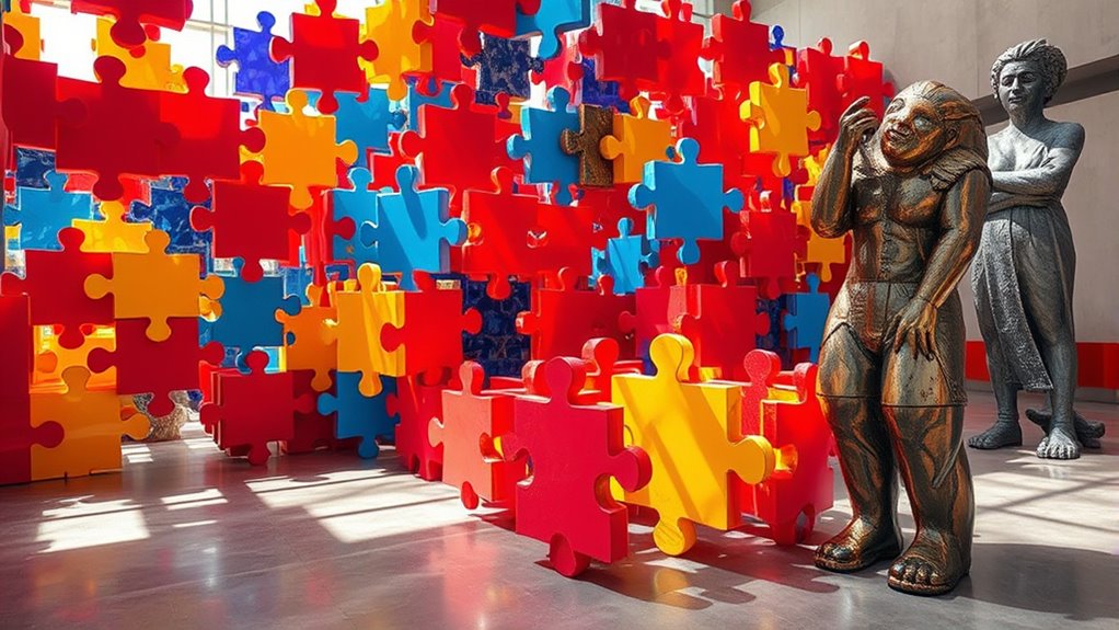 interactive puzzle art exhibitions